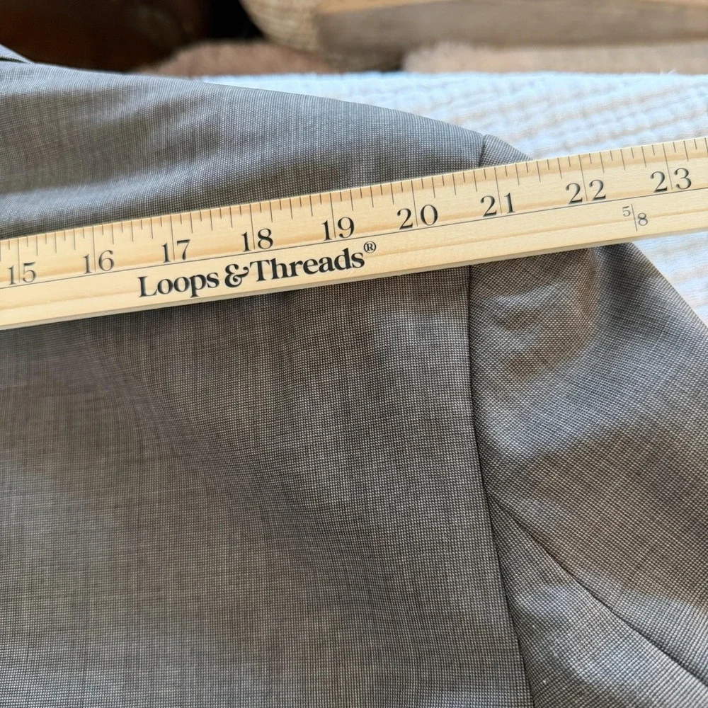 Vintage Chaps Ralph Lauren 2 Piece Suit Mens 46 Brown Wool 40x29 Canada 90s